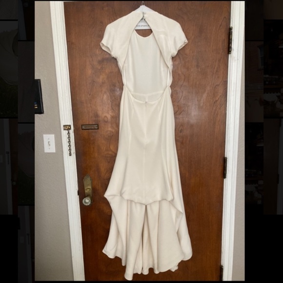 Sarah Seven Kir Gown Size 8 - Picture 3 of 14